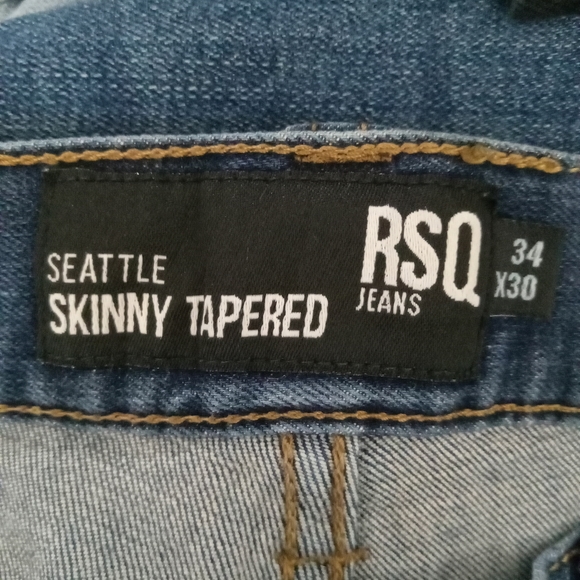 RSQ Seattle skinny tapered sz 34x30 - Picture 4 of 6
